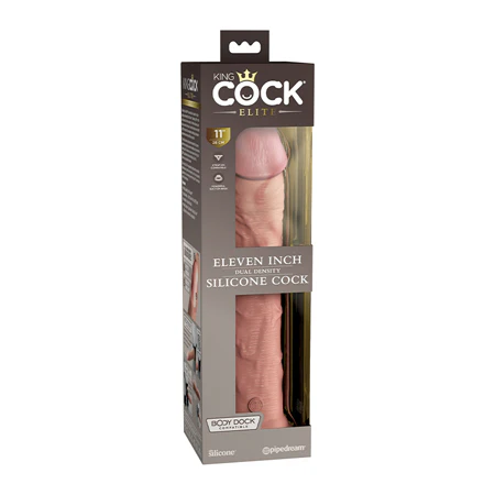 King Cock Elite 11 in. Silicone Cock
