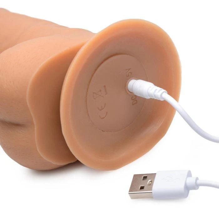 Power Pounder Thrusting Silicone Dildo - Image 5