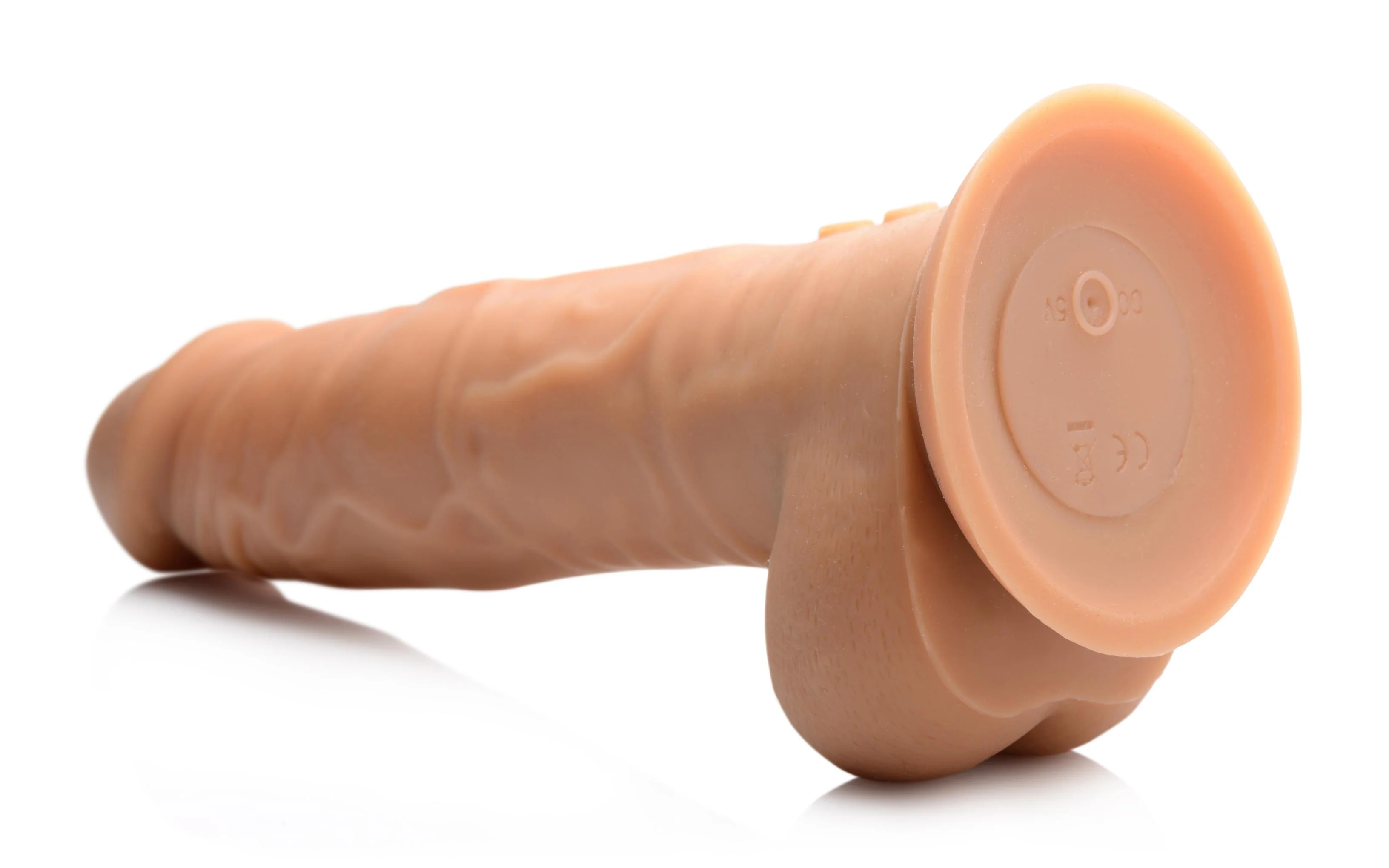 Power Pounder Thrusting Silicone Dildo - Image 9