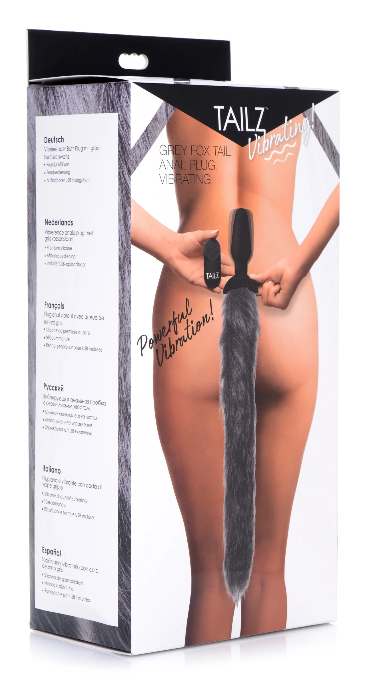 Remote Control Vibrating Fox Tail Anal Plug - Image 14