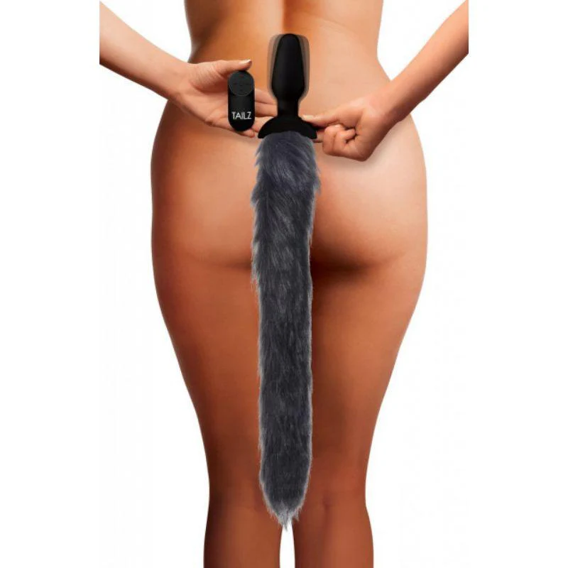 Remote Control Vibrating Fox Tail Anal Plug - Image 4