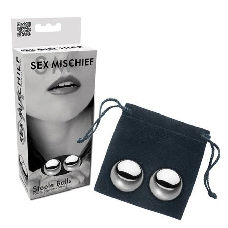 Sportsheets Sex & Mischief Steele Balls Stainless Steel - Image 4