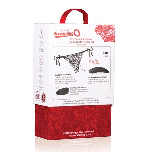 Screaming O Premium Ergonomic Remote Panty Set Black - Image 5
