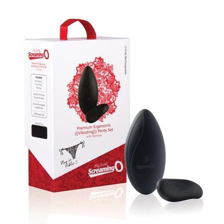 Screaming O Premium Ergonomic Remote Panty Set Black - Image 6