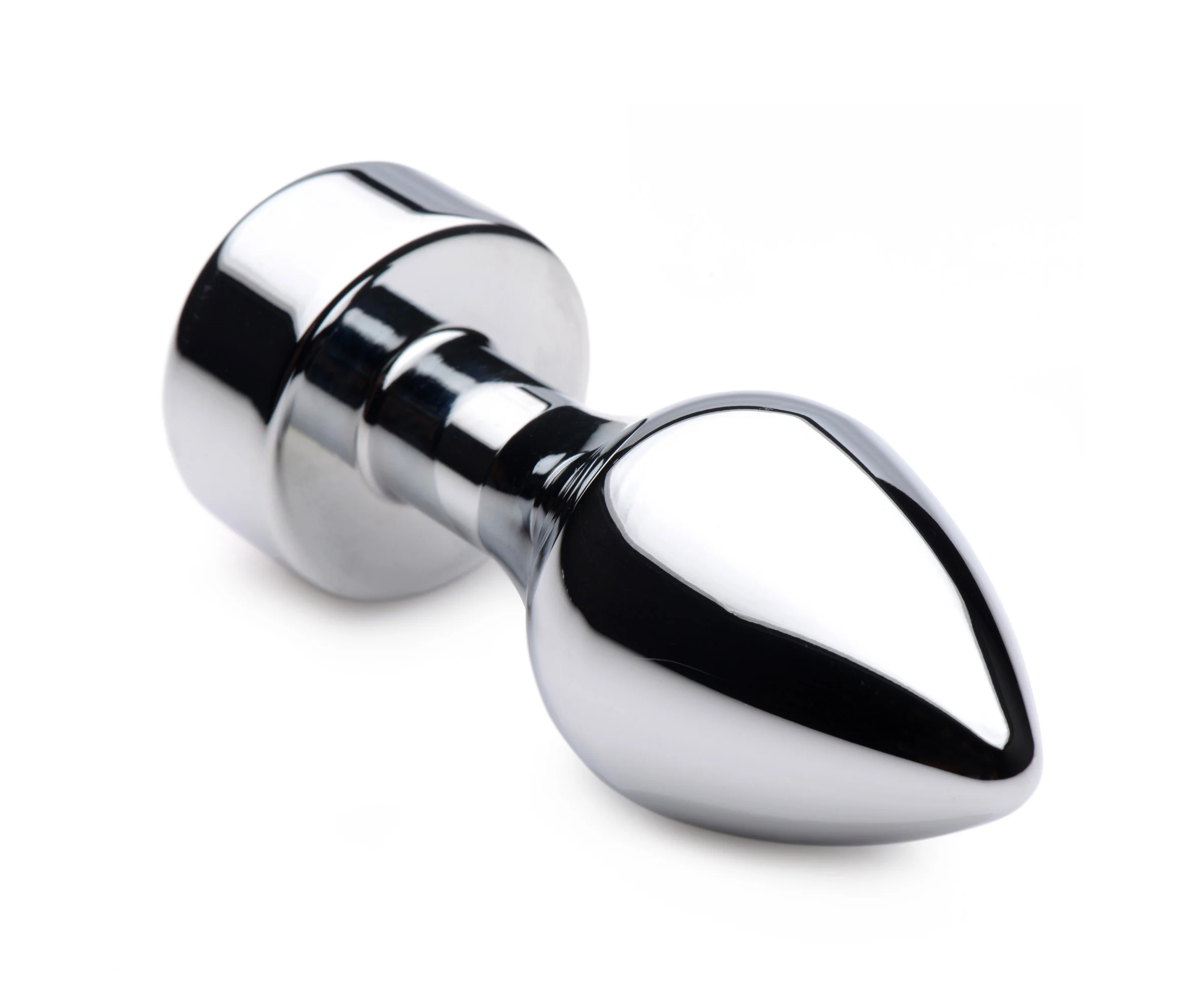 Hot Pink Gem Weighted Anal Plug - Image 3