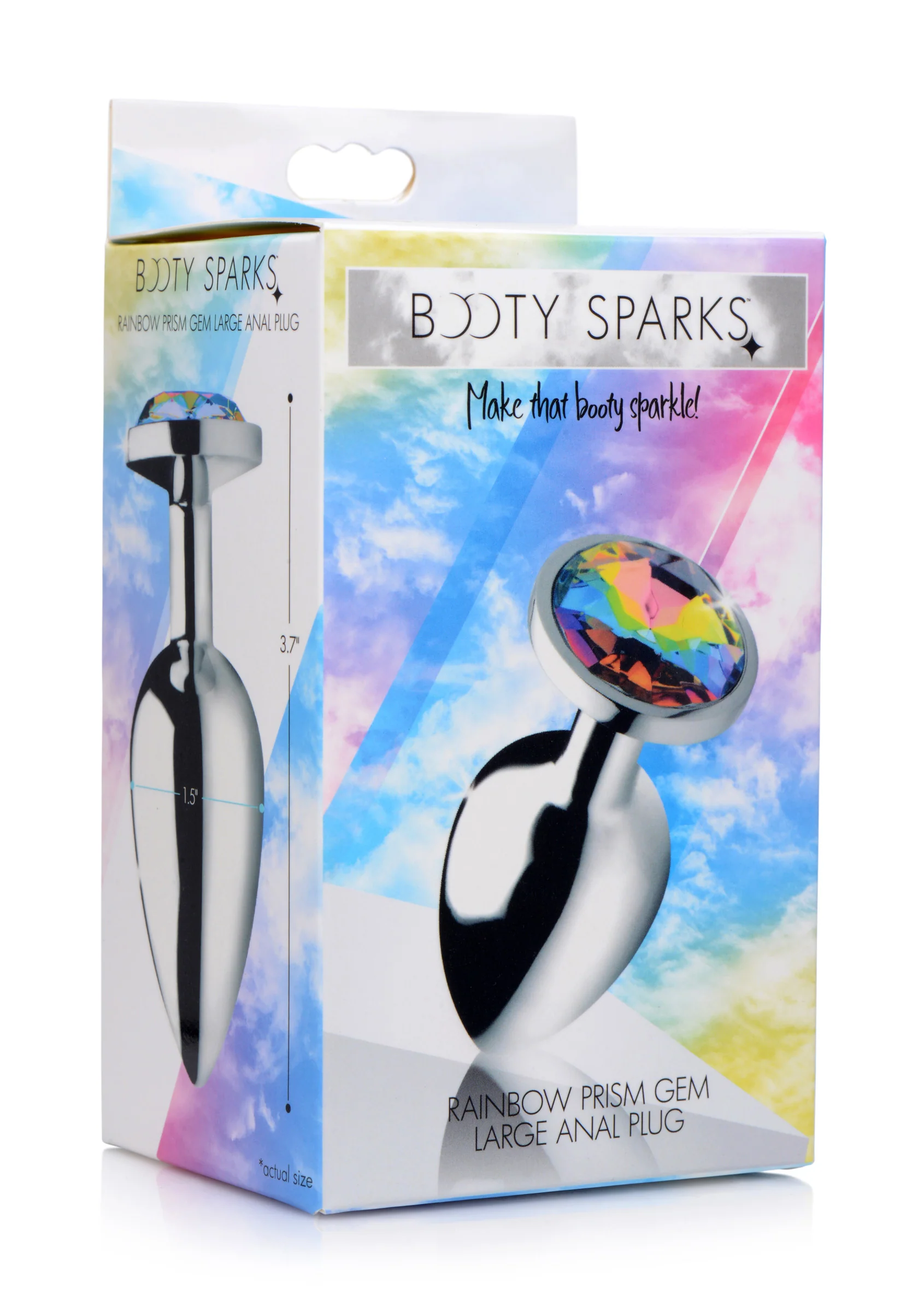 Rainbow Prism Gem Anal Plug - Image 3