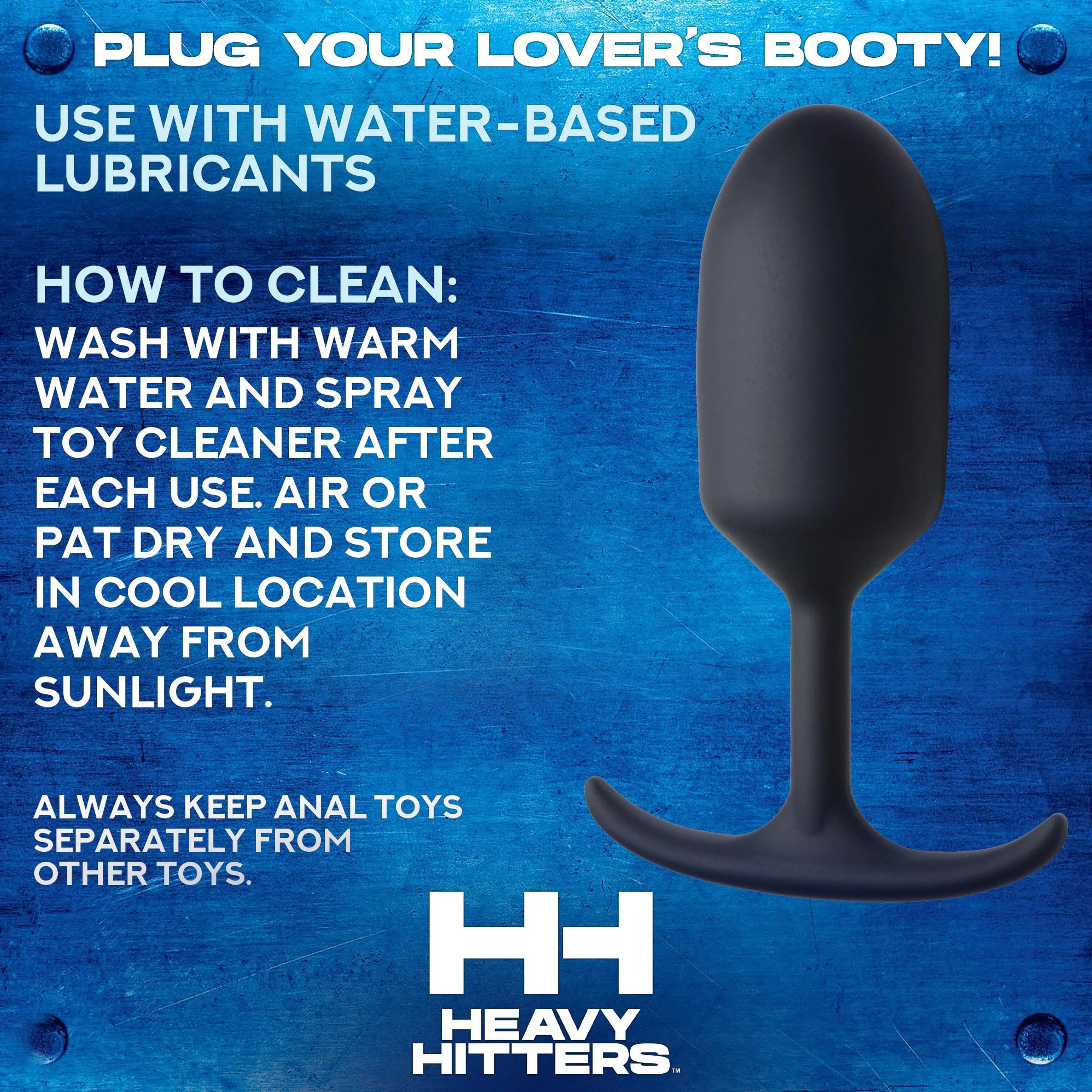 Premium Silicone Weighted Anal Plug - Image 4