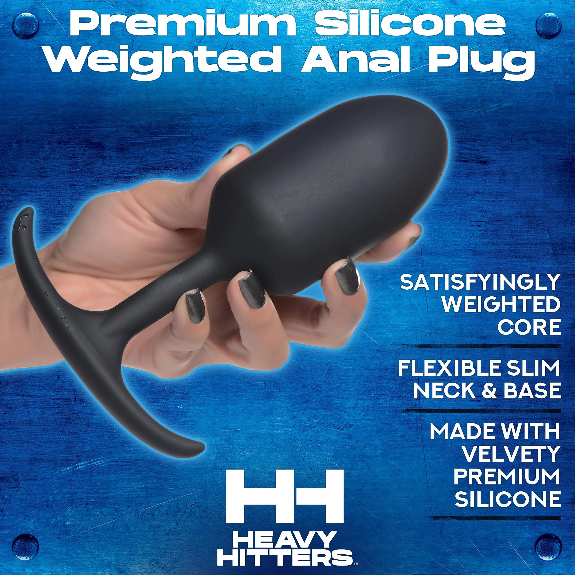 Premium Silicone Weighted Anal Plug - Image 8