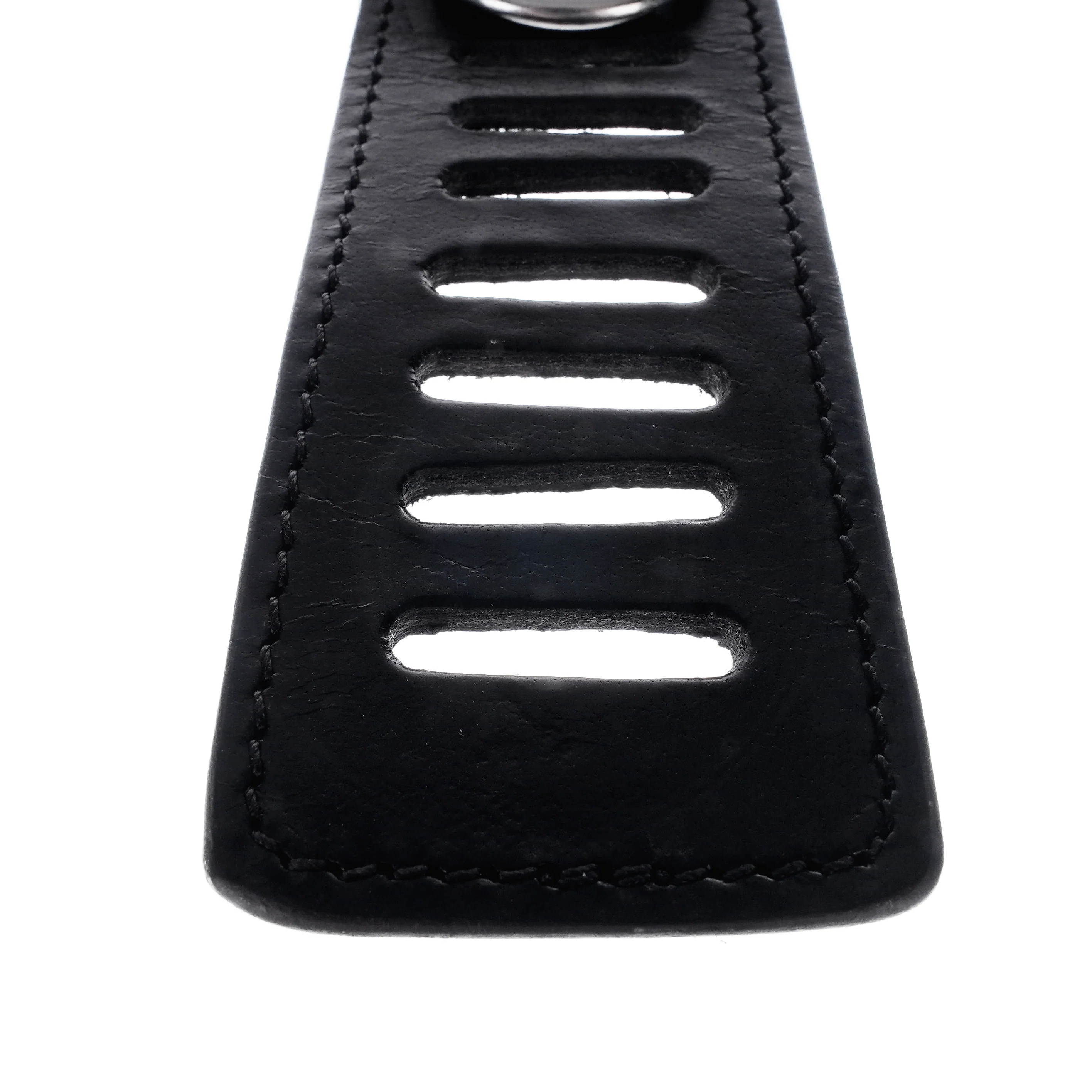 Rough Cut Leather X Cuffs with D Rings by Kink - Image 4