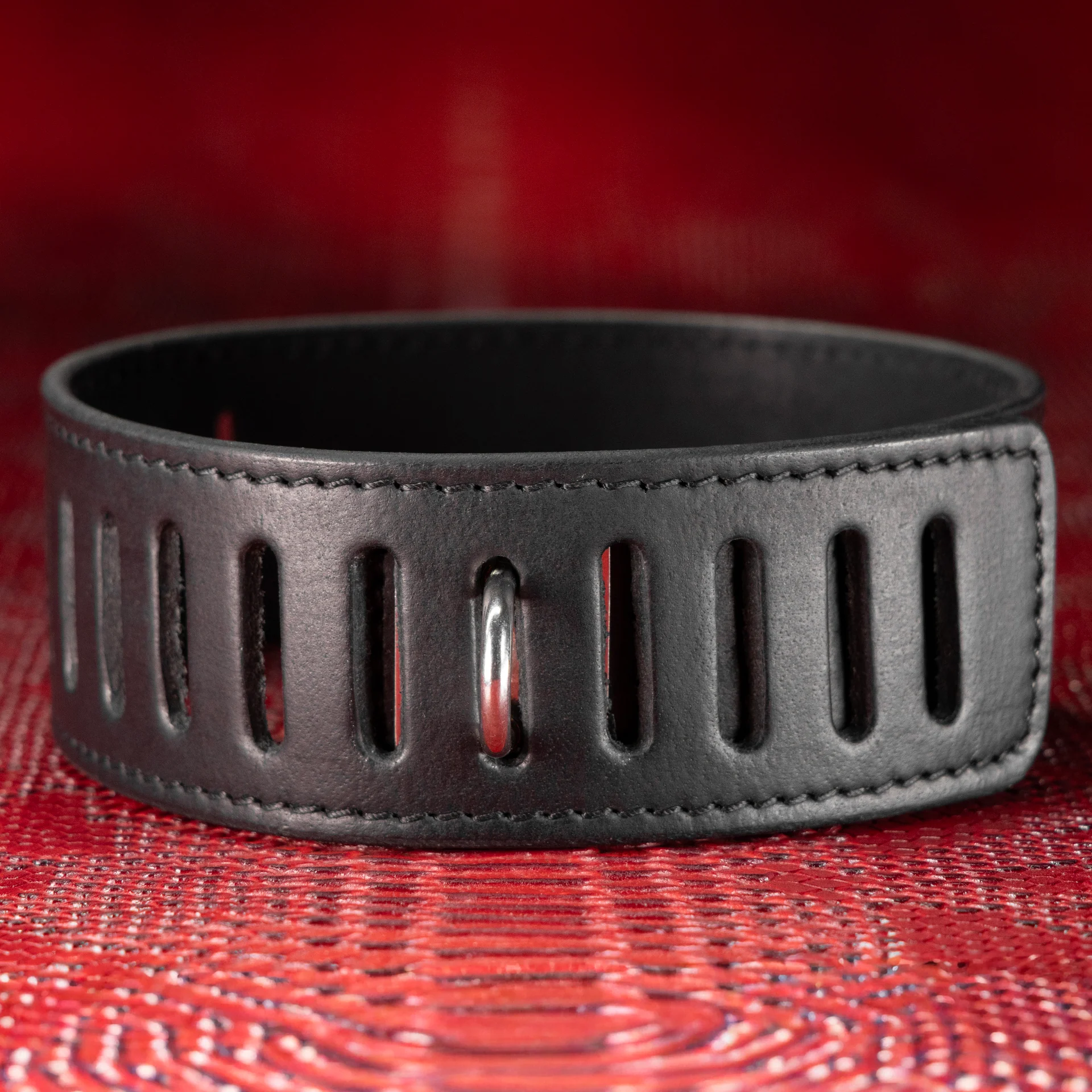 Secure Leather Bondage Collar by KINK - Image 3
