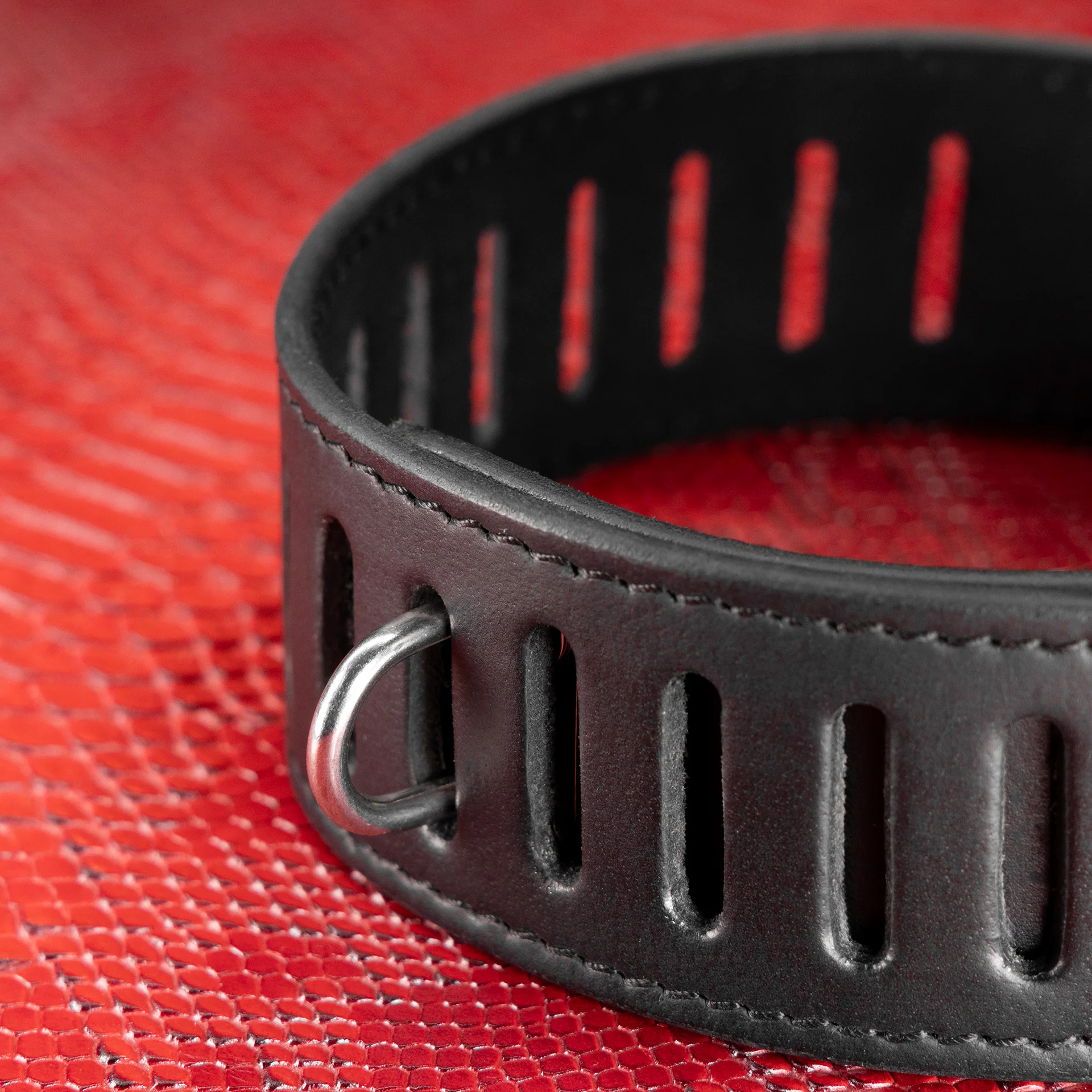 Secure Leather Bondage Collar by KINK - Image 6