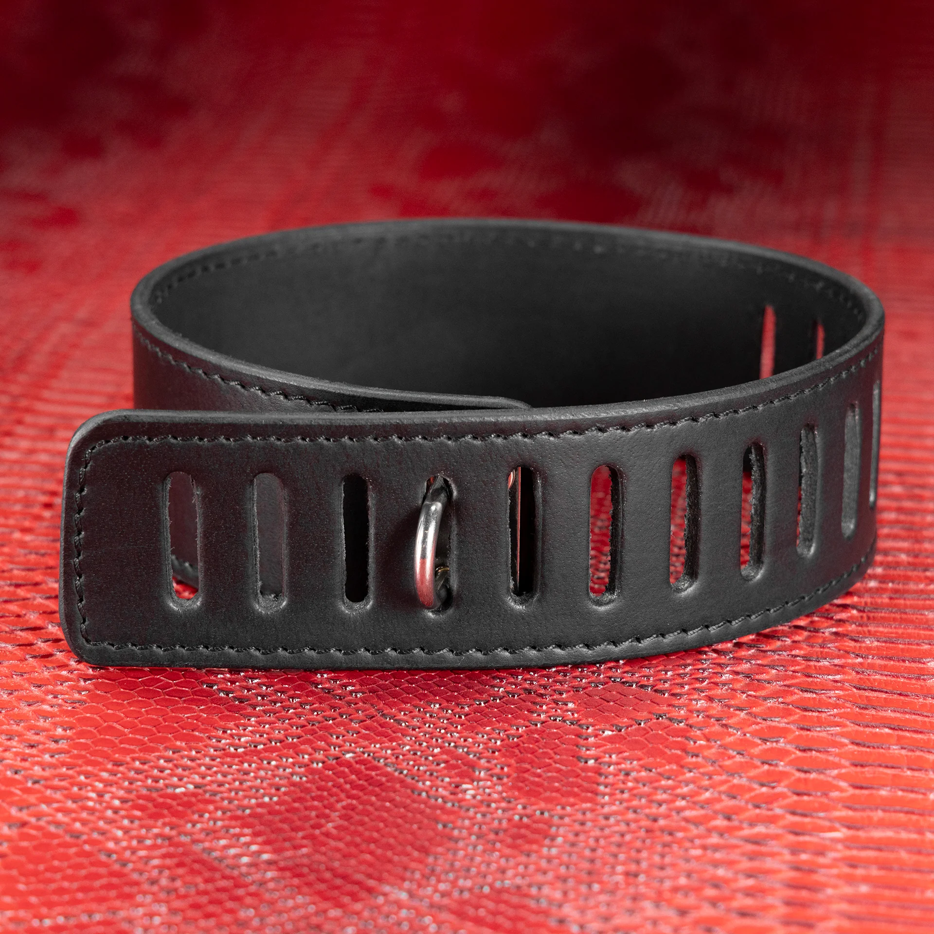 Secure Leather Bondage Collar by KINK - Image 7