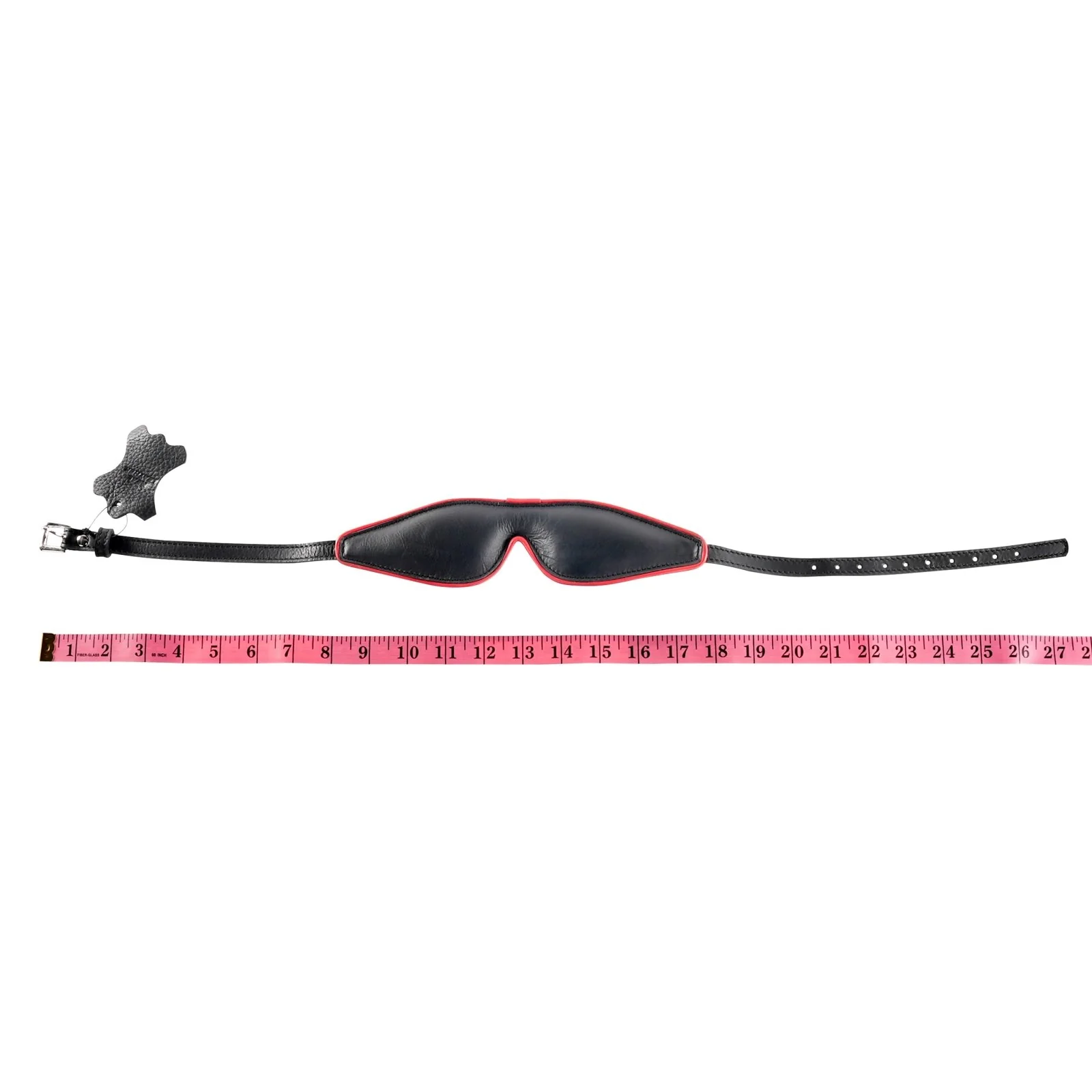 No-Peek Leather Blindfold By Kink - Image 13