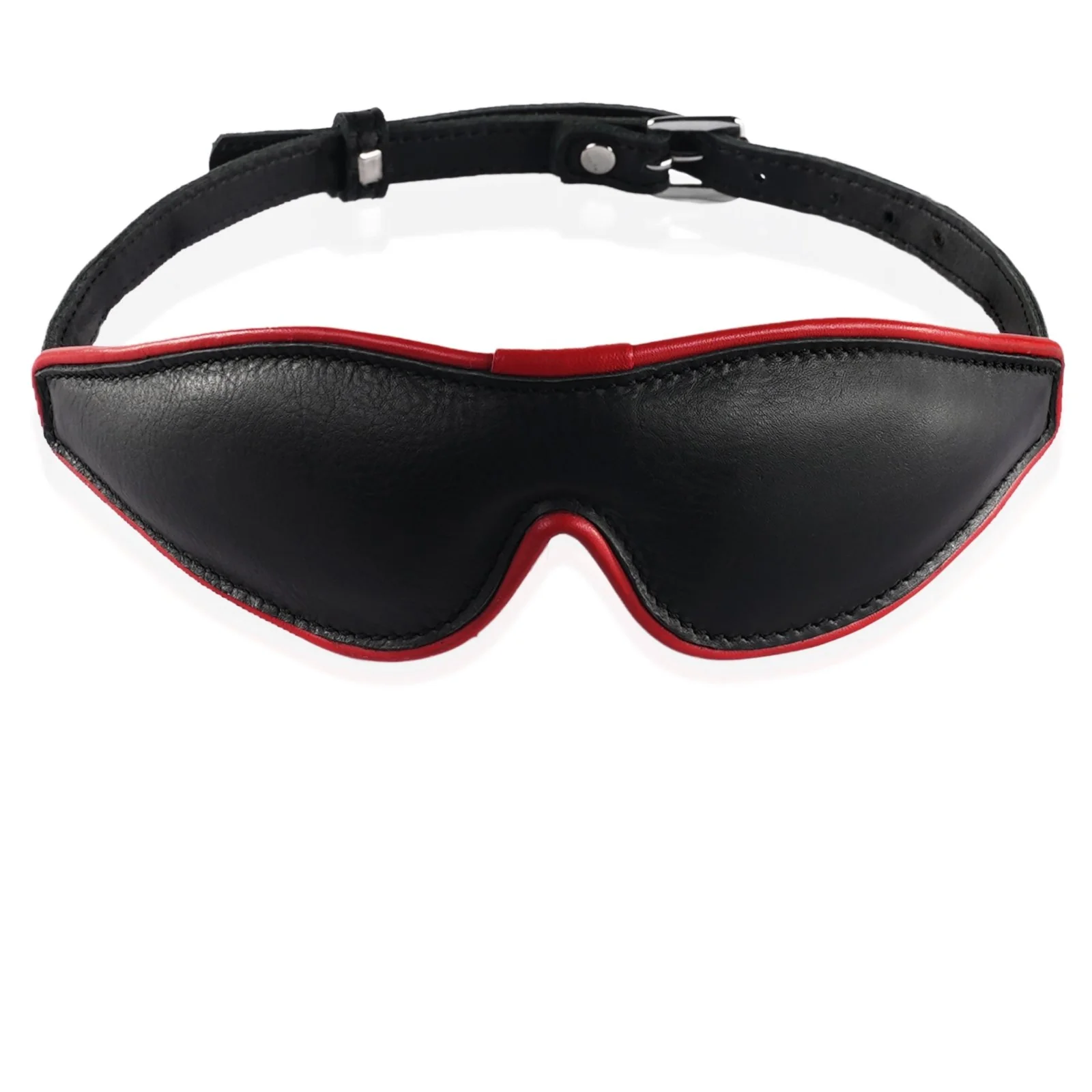No-Peek Leather Blindfold By Kink - Image 9