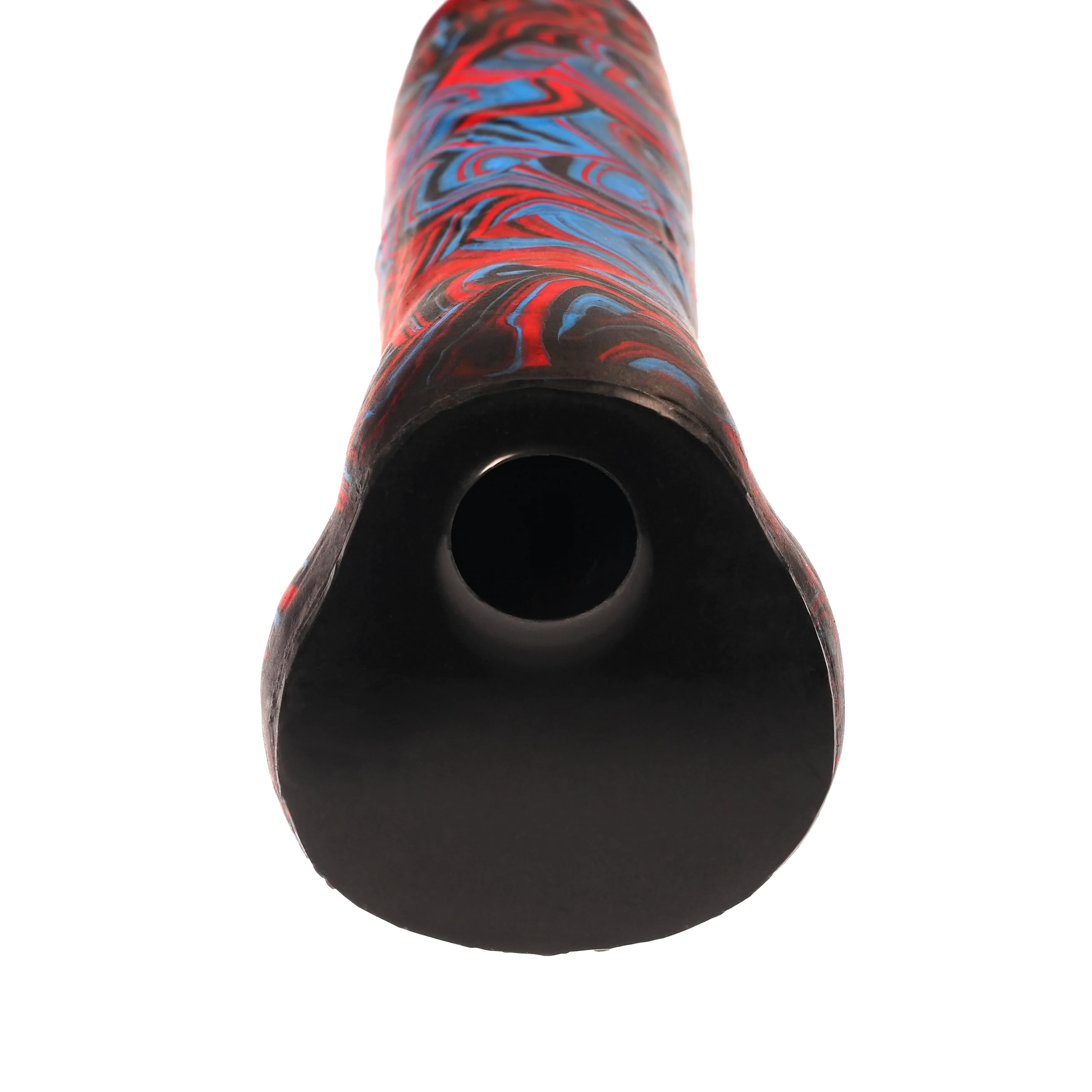 Shadowcaster 8" Silicone Dildo Vapor Blue and Red by Kink - Image 7
