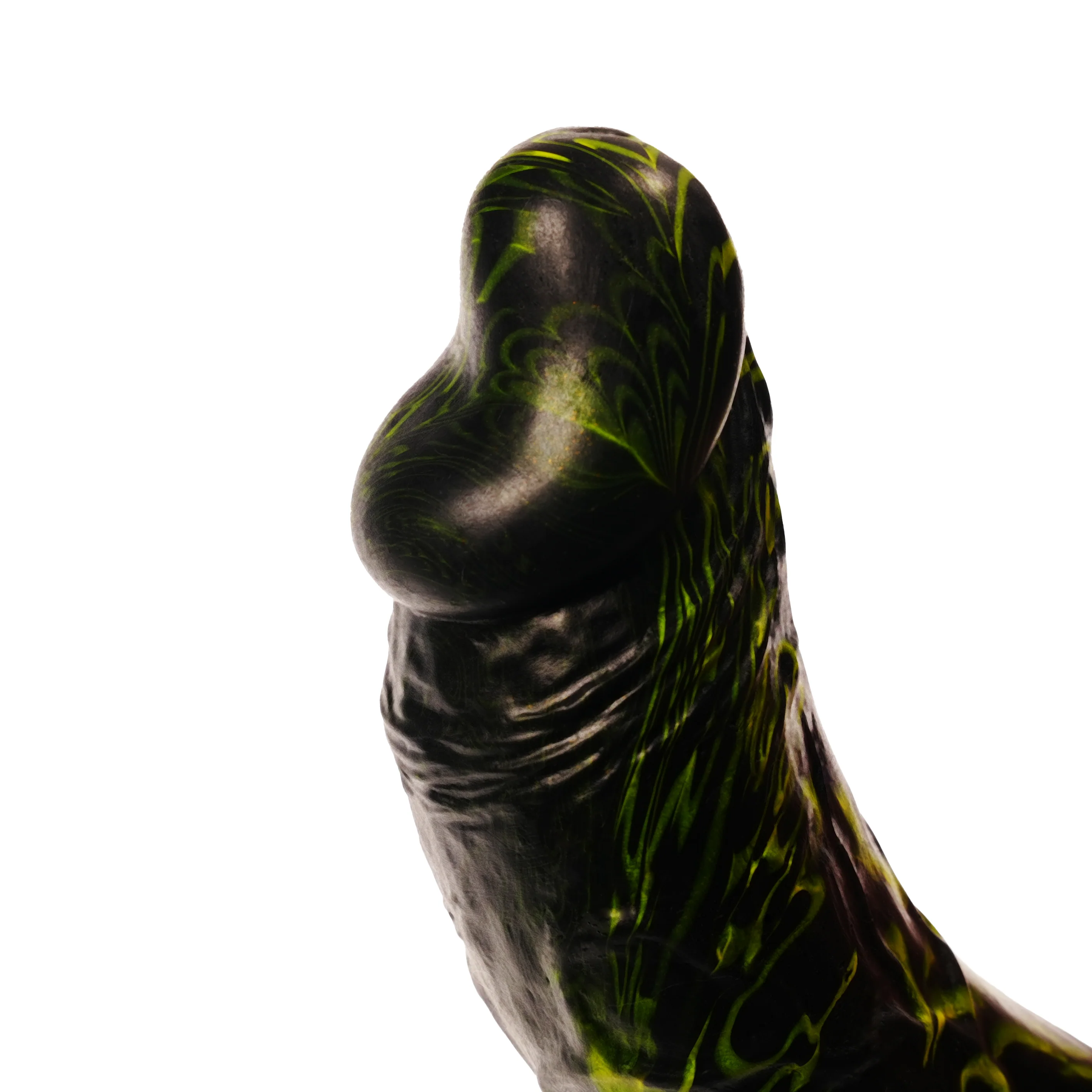 Sinking Serpent 6” Silicone Dildo Neon Vapor by Kink - Image 4