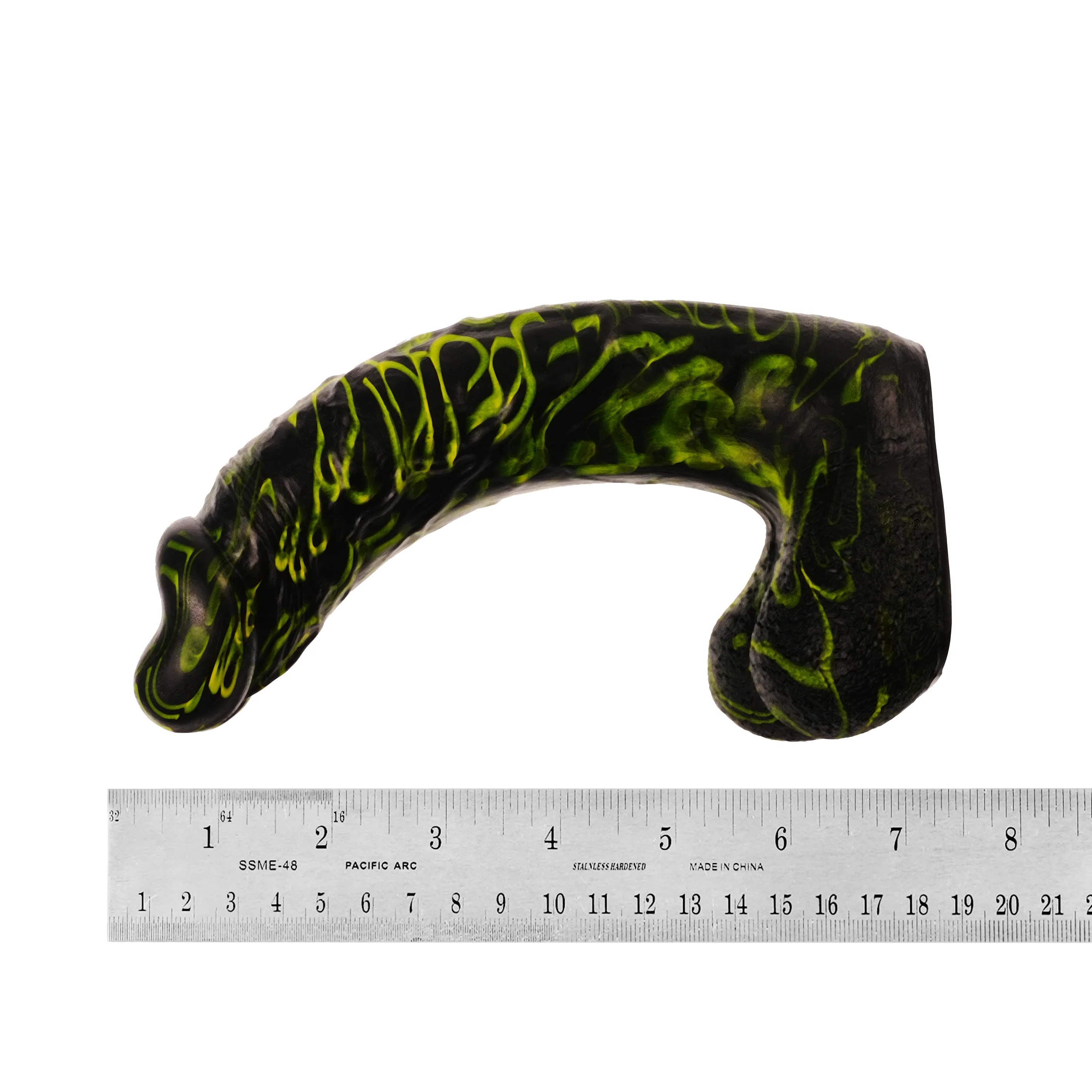Sinking Serpent 6” Silicone Dildo Neon Vapor by Kink - Image 5