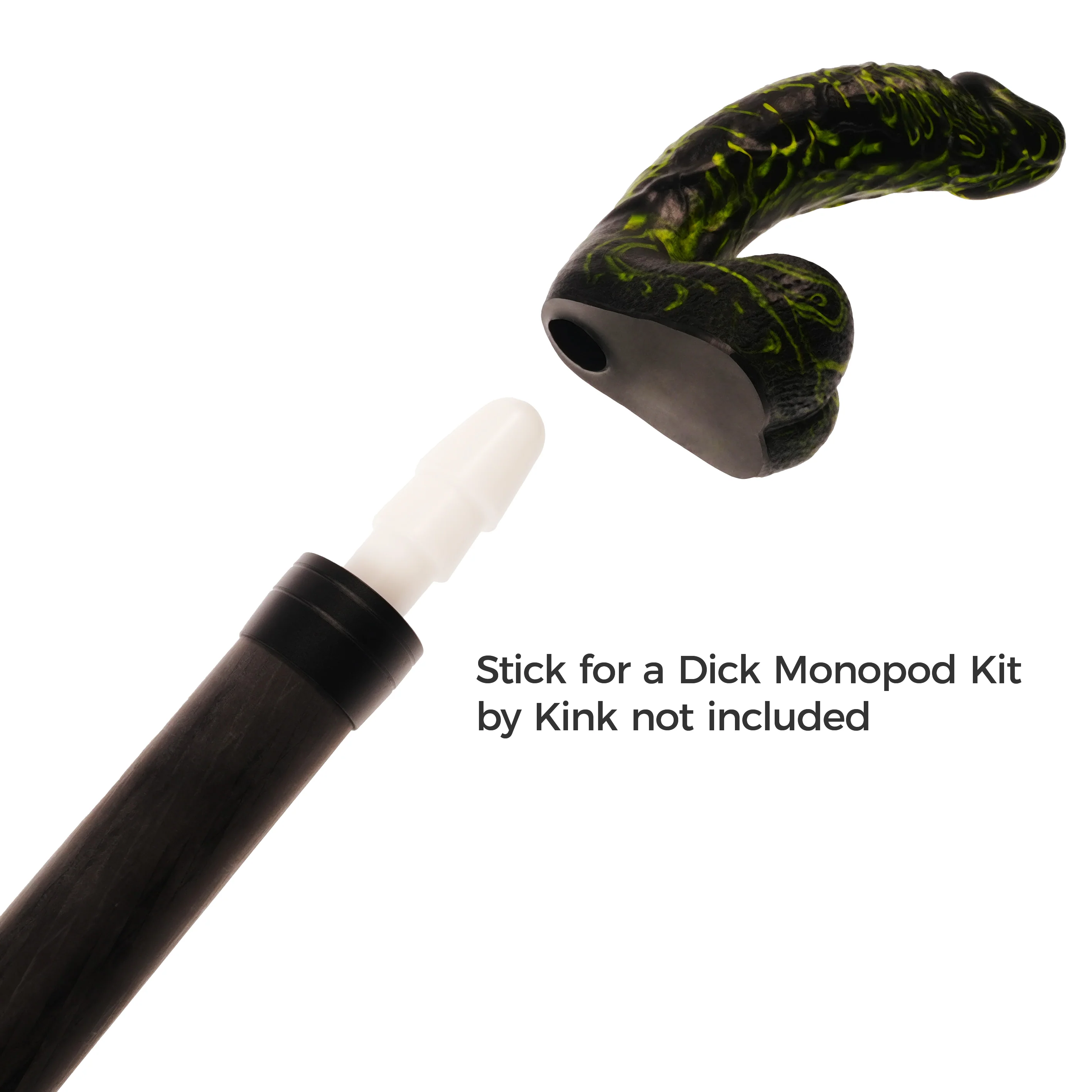 Sinking Serpent 6” Silicone Dildo Neon Vapor by Kink - Image 6