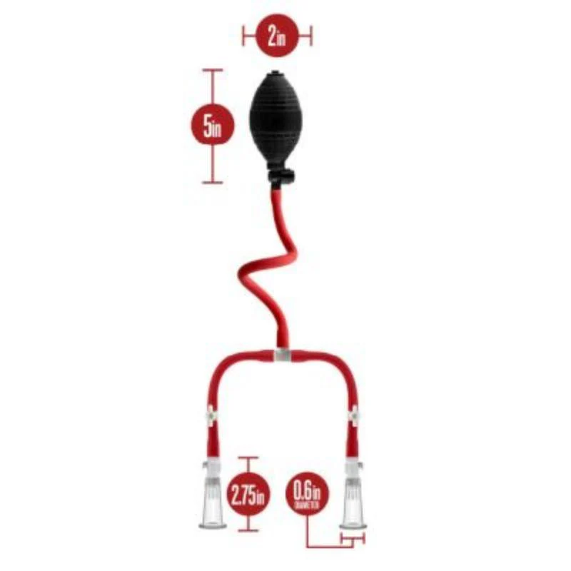 Blush Temptasia Nipple Squeeze Pump System - Image 3