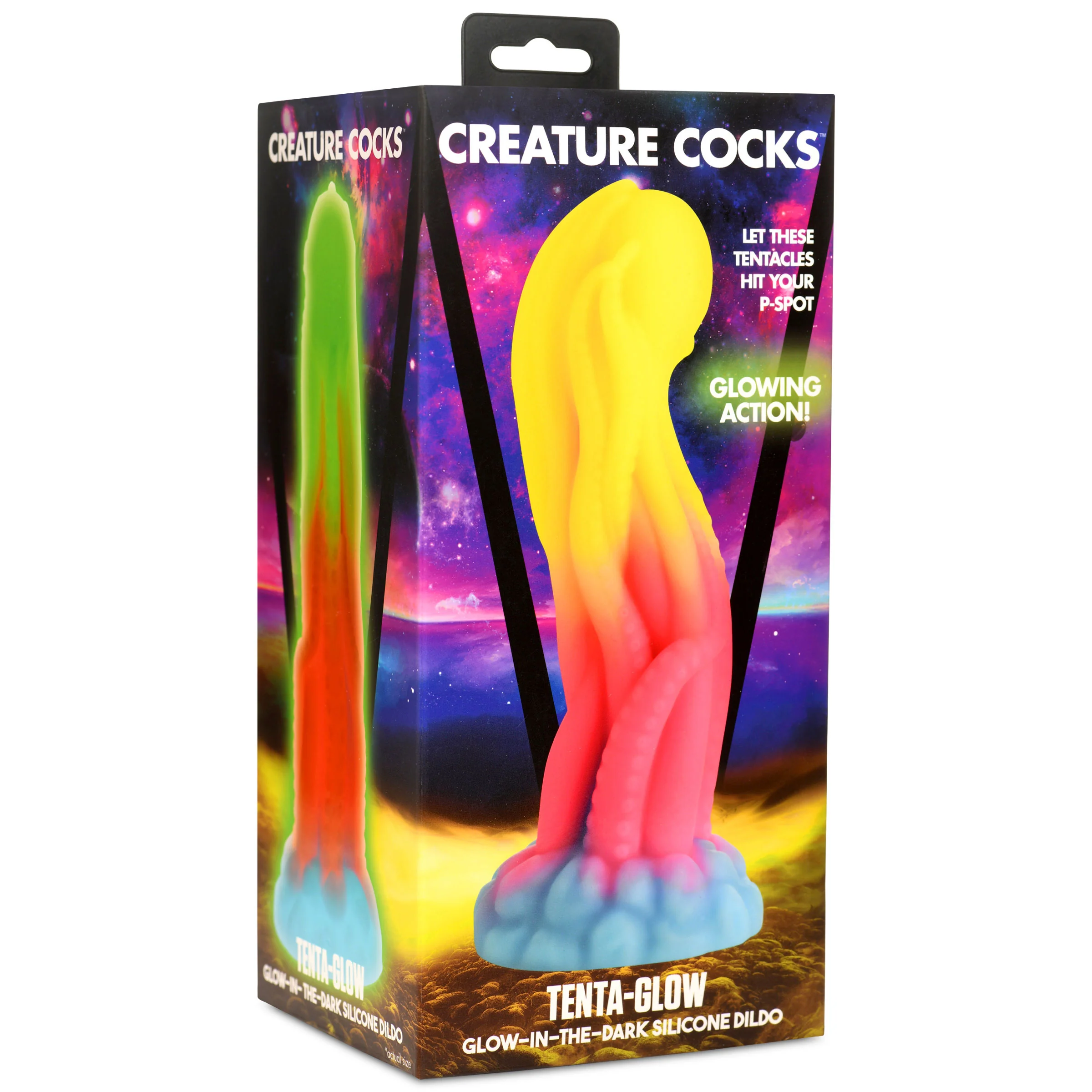 Alien Glow-In-The-Dark Fantasy Dildo - Image 2