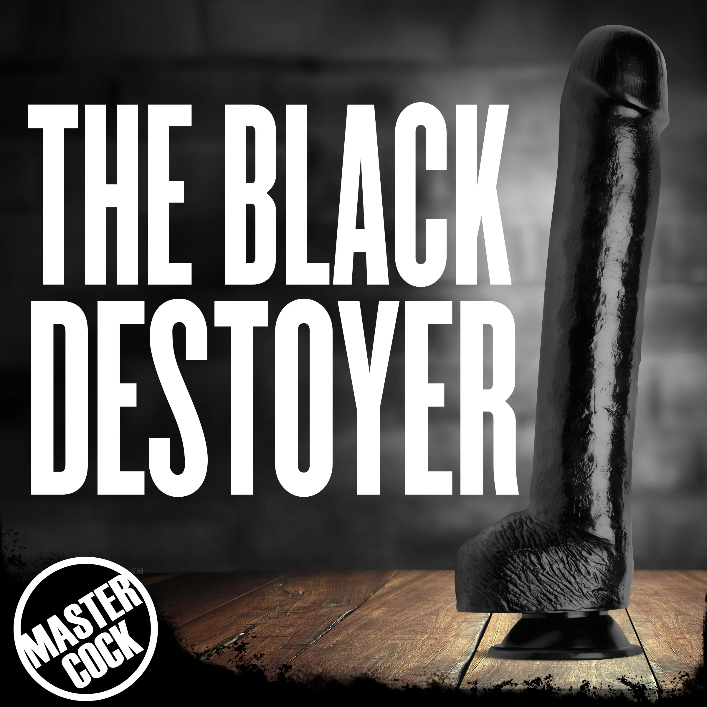 Huge Black Destroyer 17 Inch Dildo - Image 2