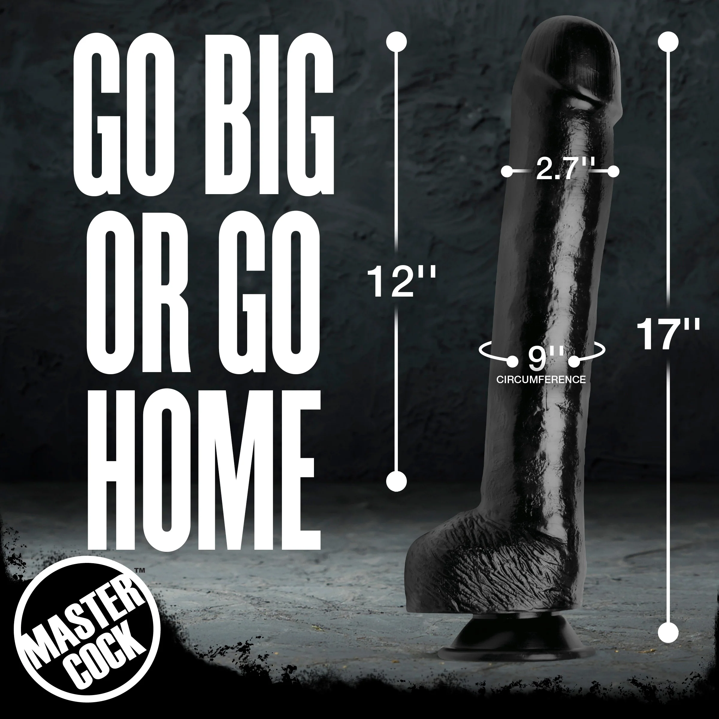Huge Black Destroyer 17 Inch Dildo - Image 6