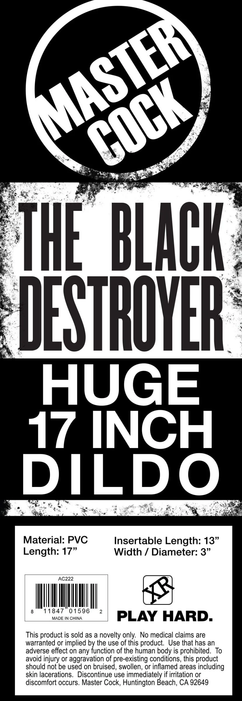 Huge Black Destroyer 17 Inch Dildo - Image 7