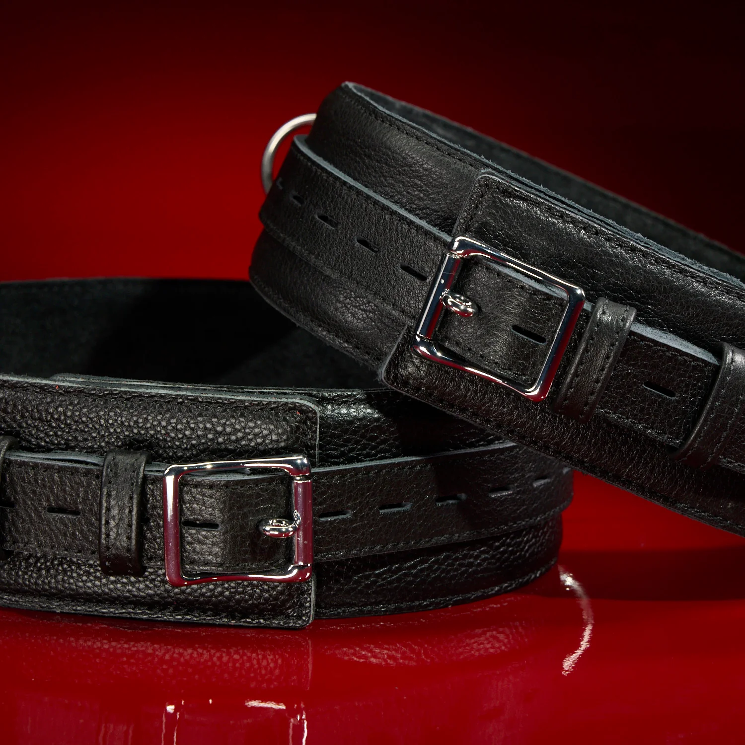 Submission Set: Signature Leather Restraint Kit By Kink - Image 15