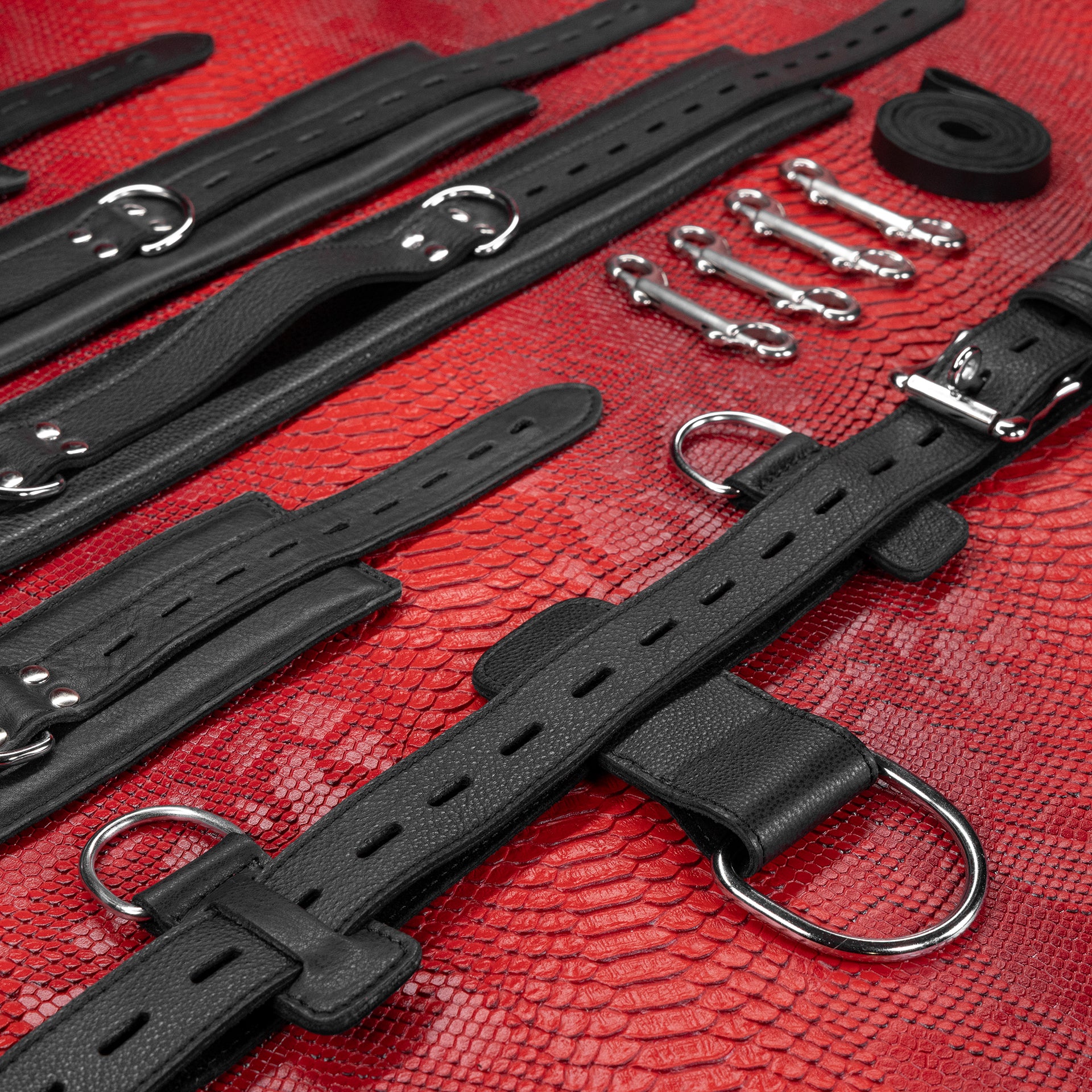 Submission Set: Signature Leather Restraint Kit By Kink - Image 19