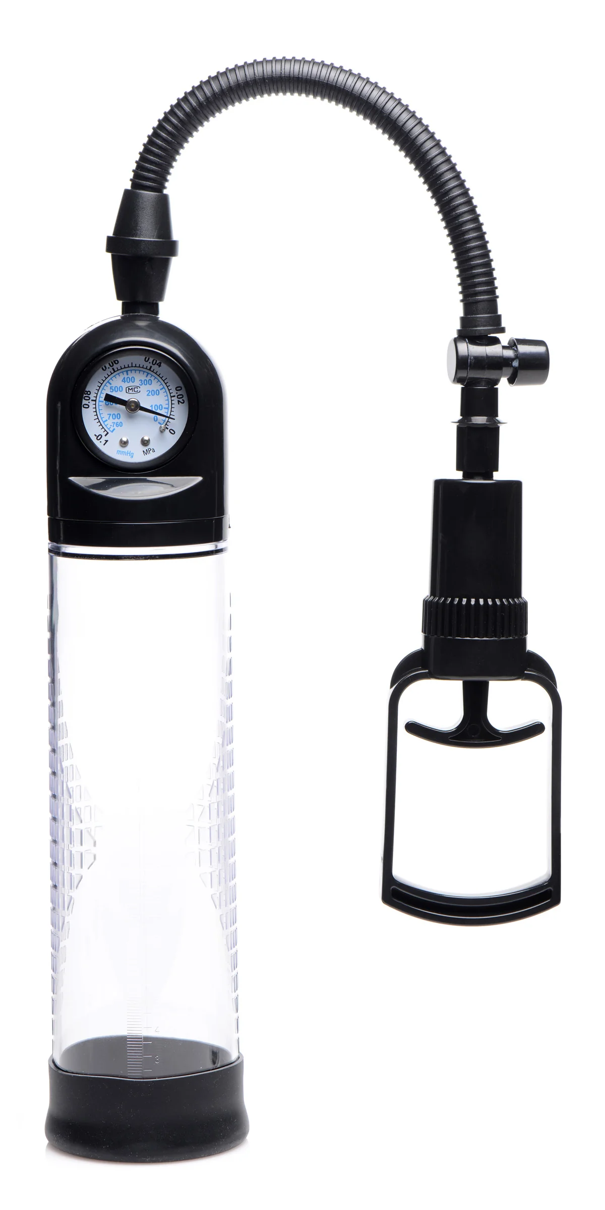 Trigger Penis Pump with Built-in Pressure Gauge - Image 4