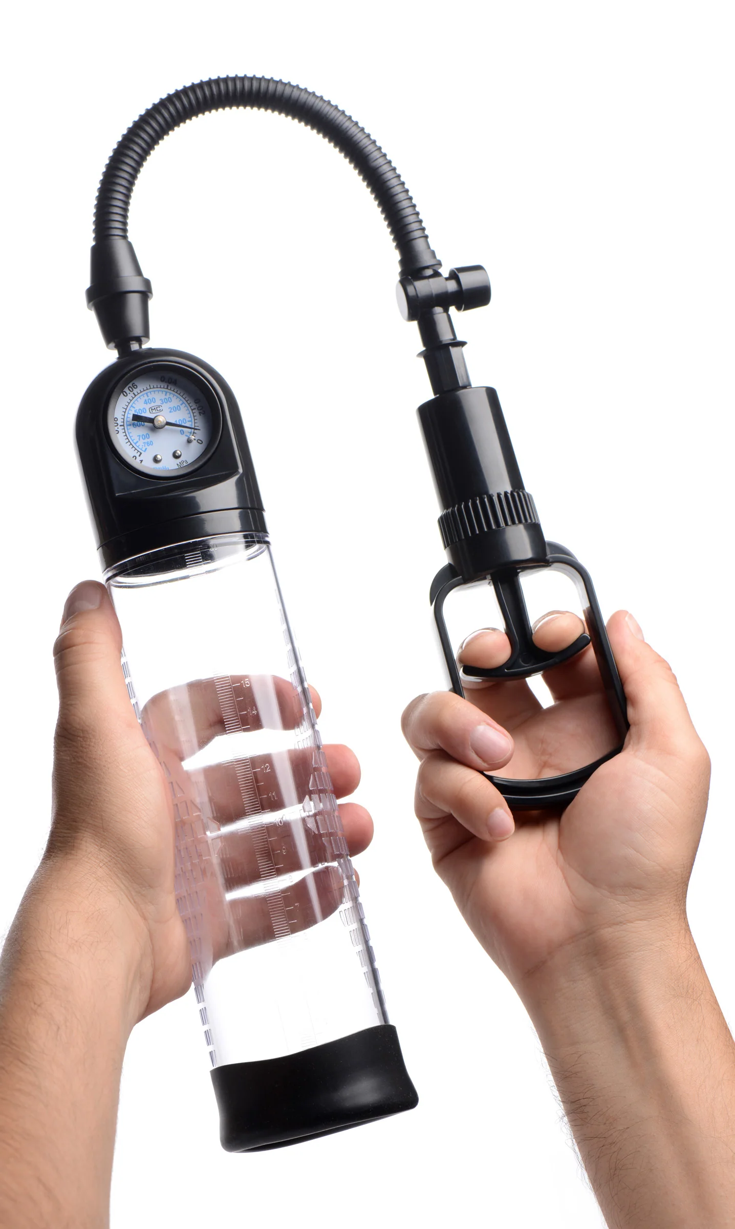 Trigger Penis Pump with Built-in Pressure Gauge - Image 6