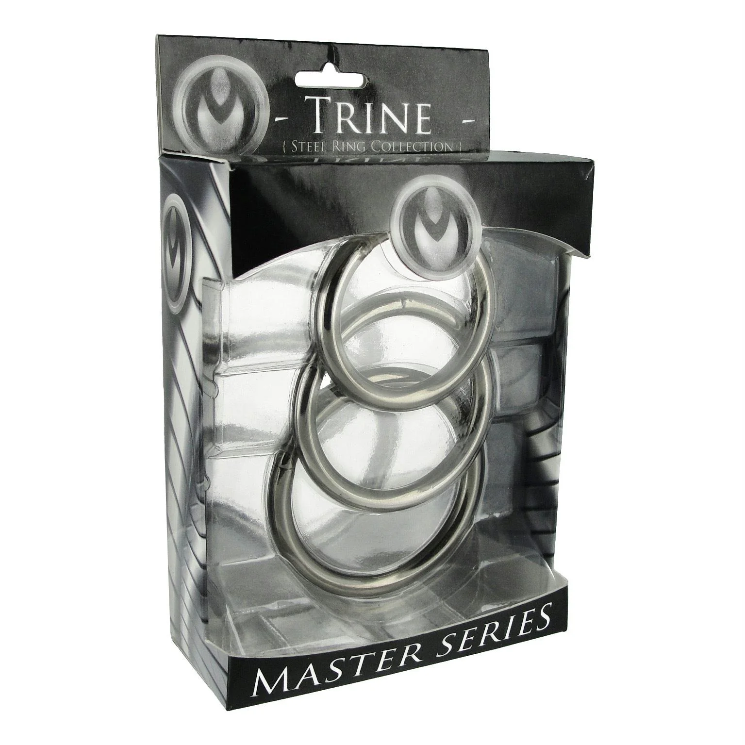 Trine Steel Ring Collection - Image 5