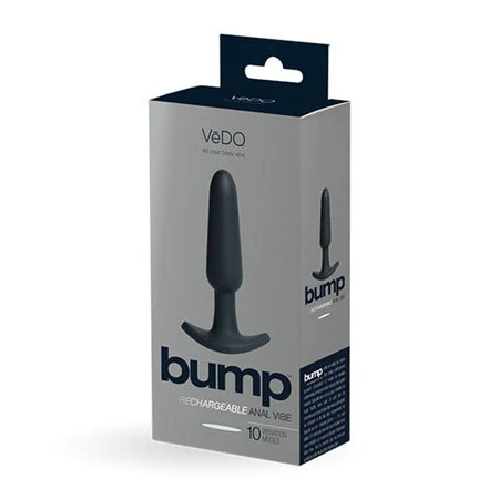 VeDO Bump Rechargeable Anal Vibe - Deep Purple - Image 9