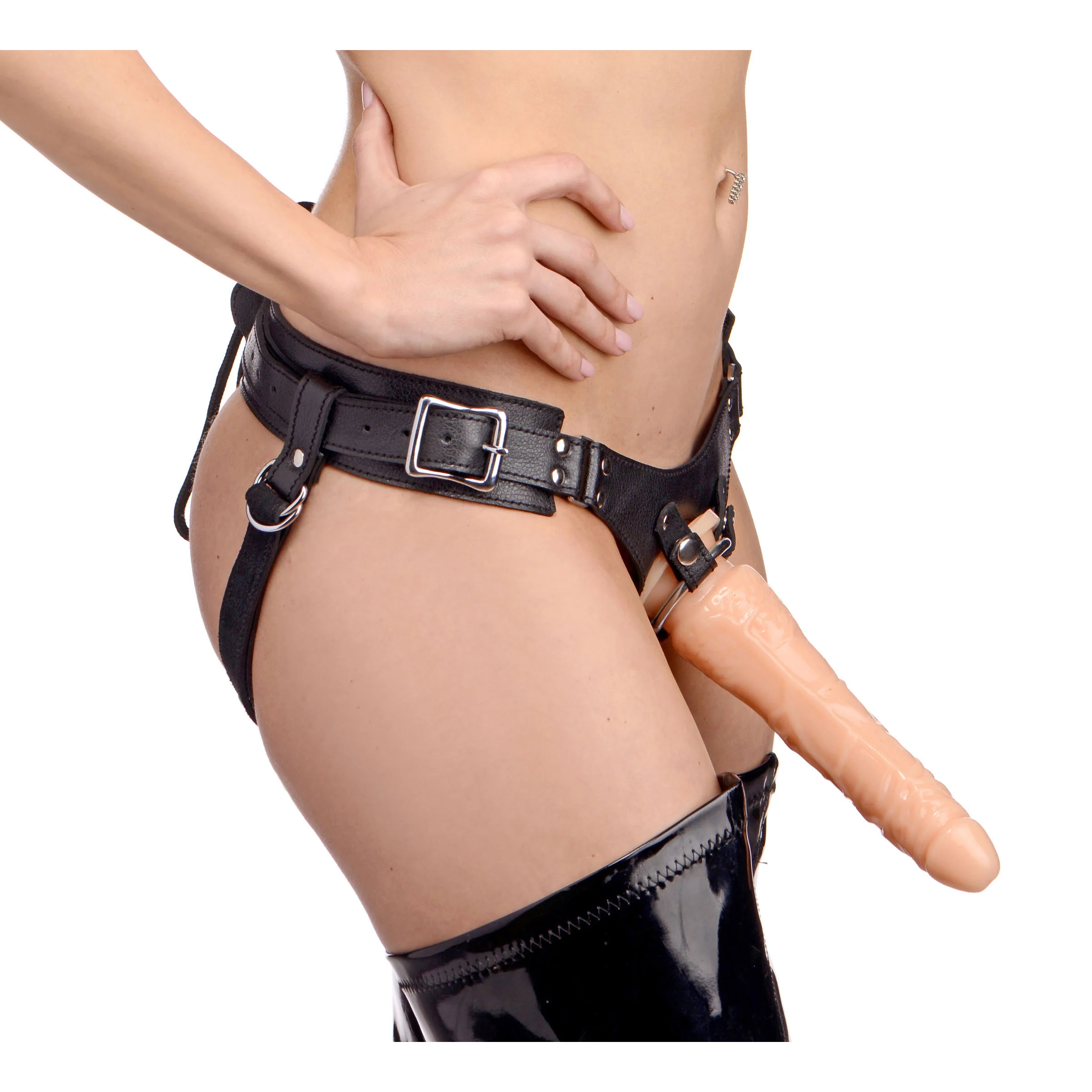 Lace Up Vegan Strap On Harness - Image 3