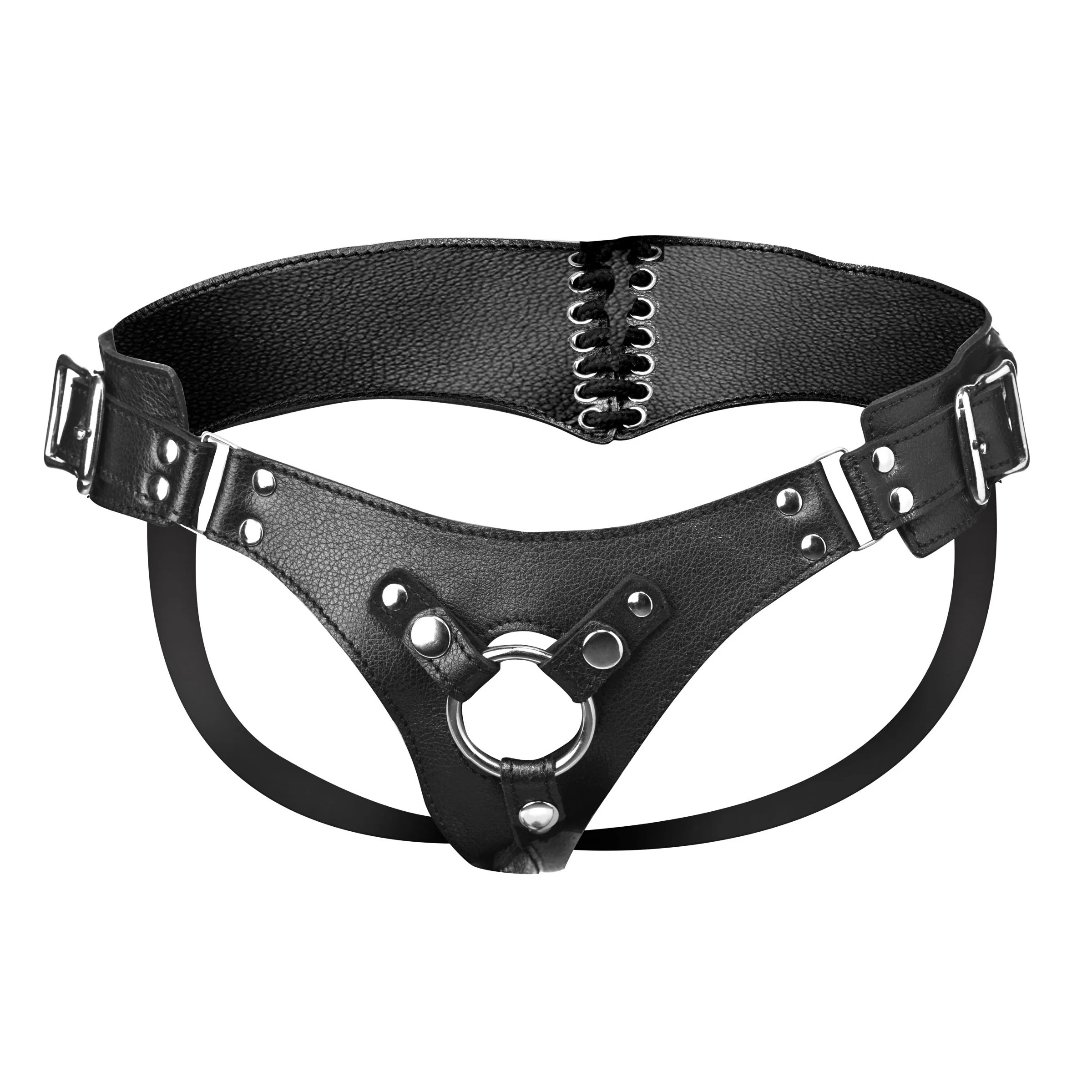 Lace Up Vegan Strap On Harness - Image 4