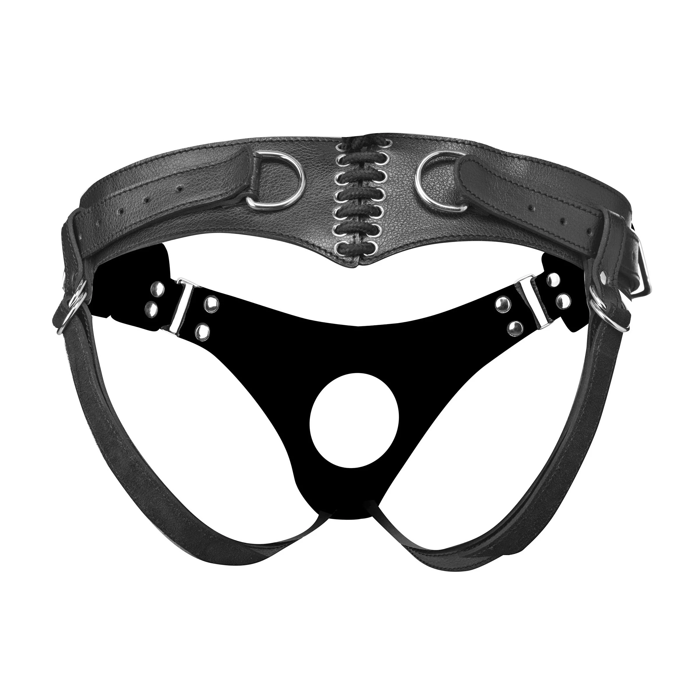 Lace Up Vegan Strap On Harness - Image 5