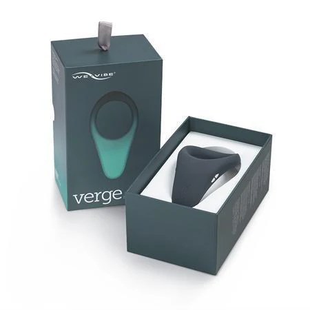 We-Vibe Verge Rechargeable Vibrating Perineum Stimulator Cockring Slate - Image 4