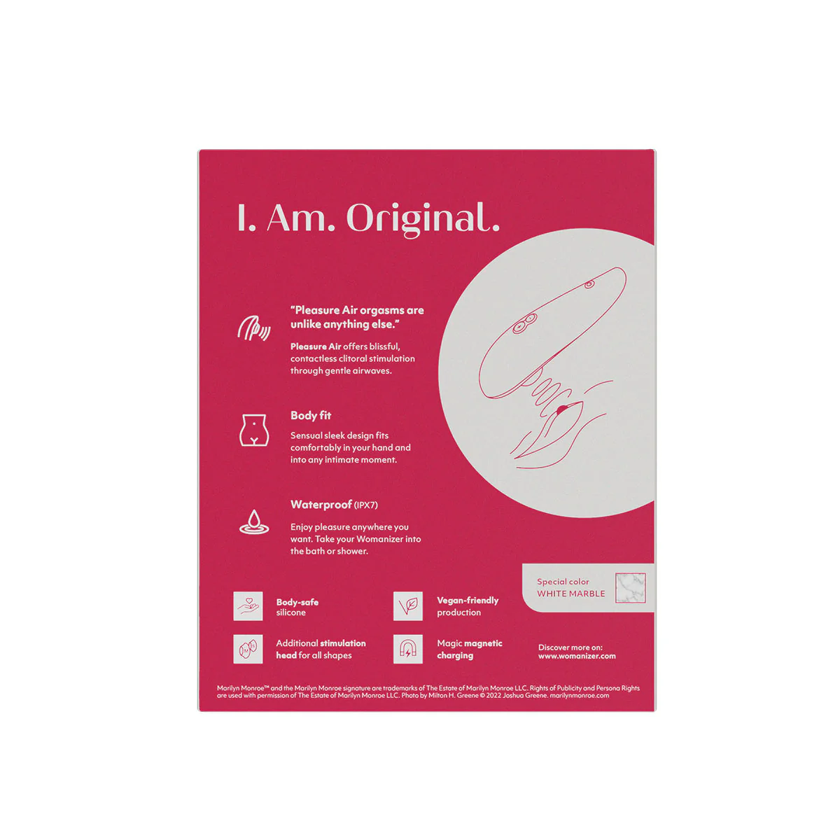 Womanizer Marilyn Monroe Special - White Marble - Image 6