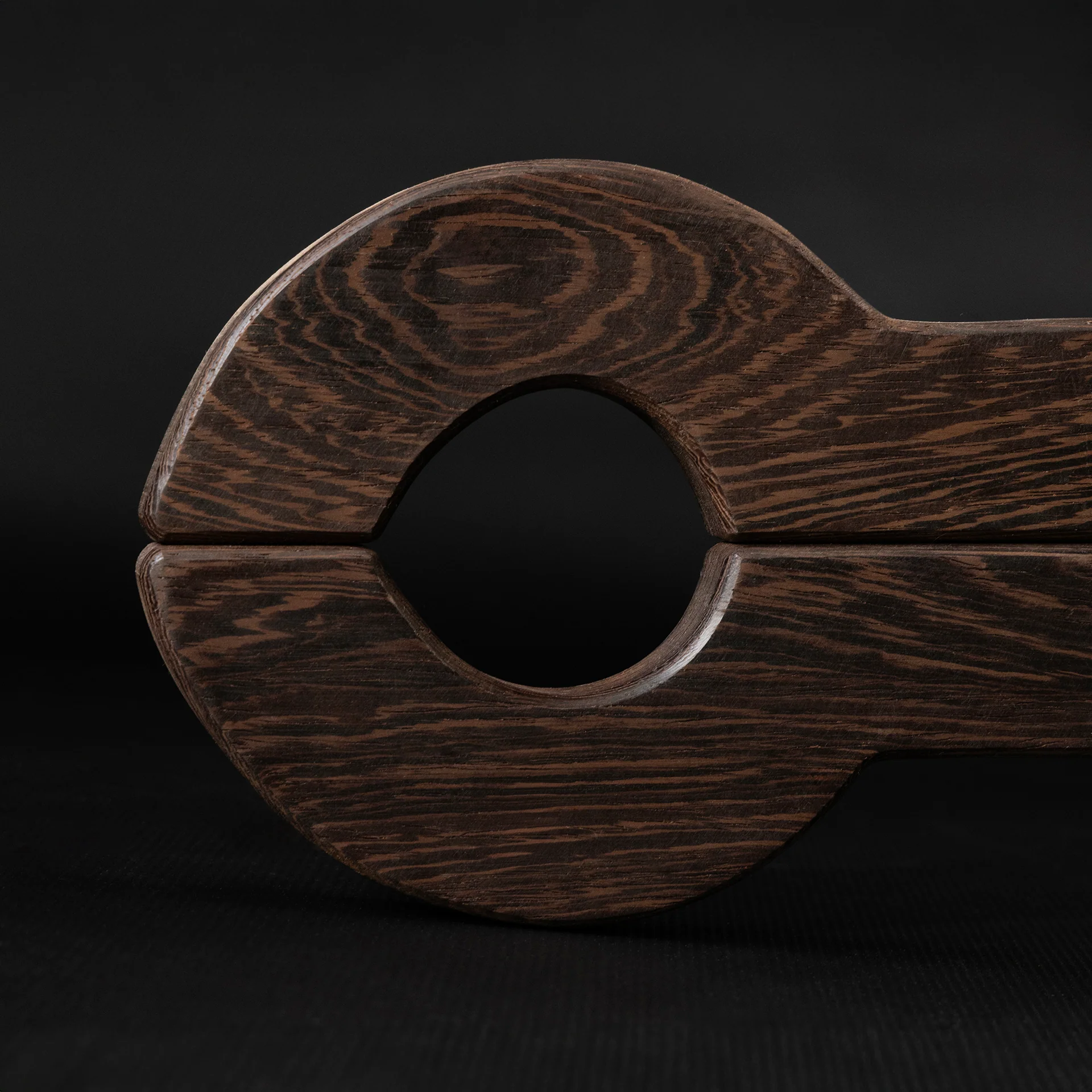 Thin Line Wooden Bondage Stocks - Image 12