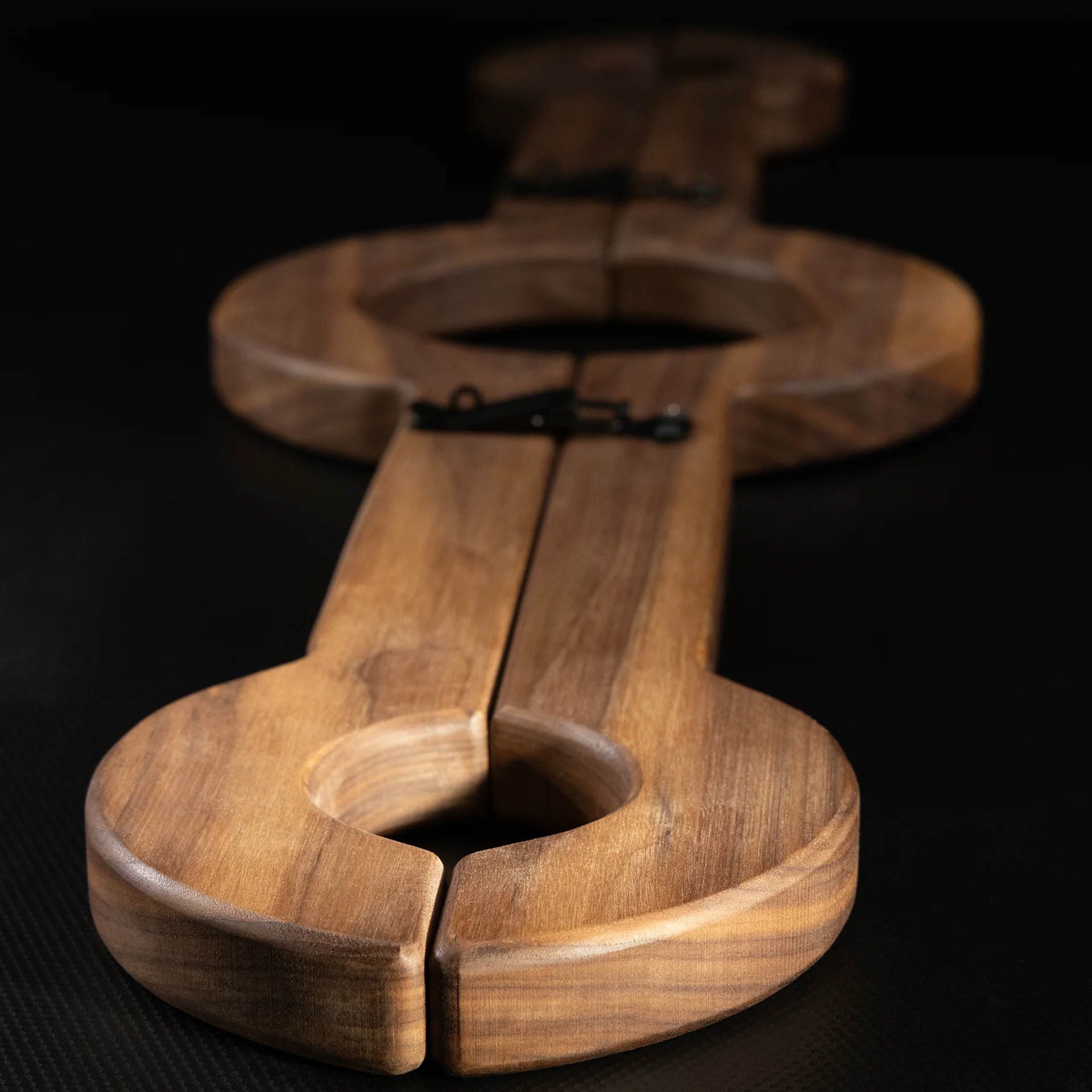 Thin Line Wooden Bondage Stocks - Image 13