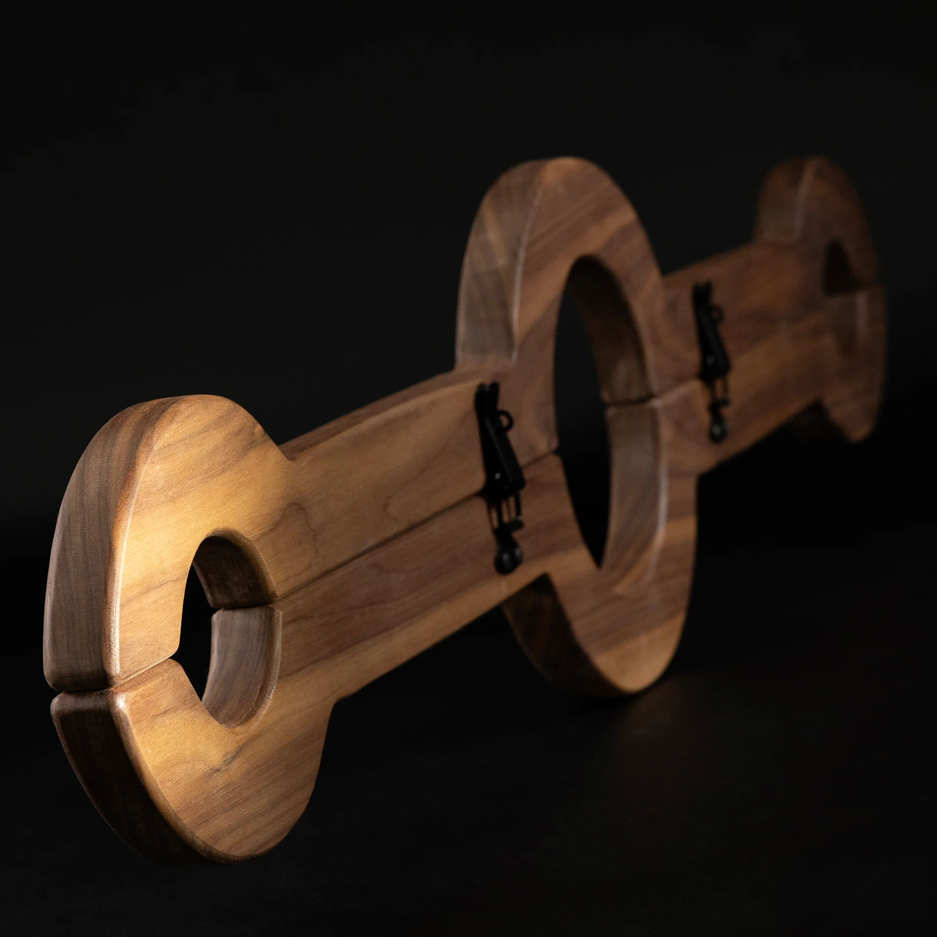 Thin Line Wooden Bondage Stocks - Image 15
