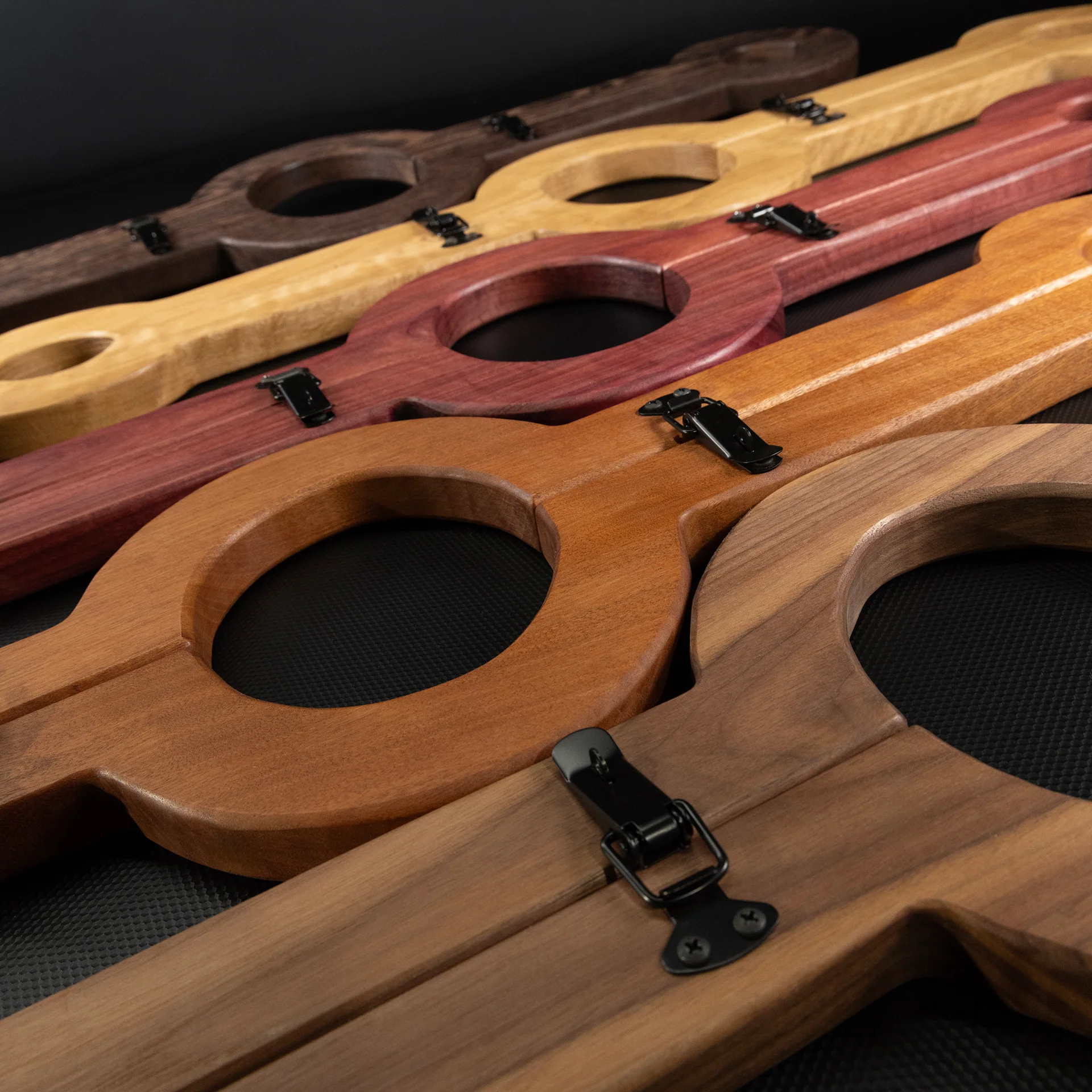 Thin Line Wooden Bondage Stocks - Image 3