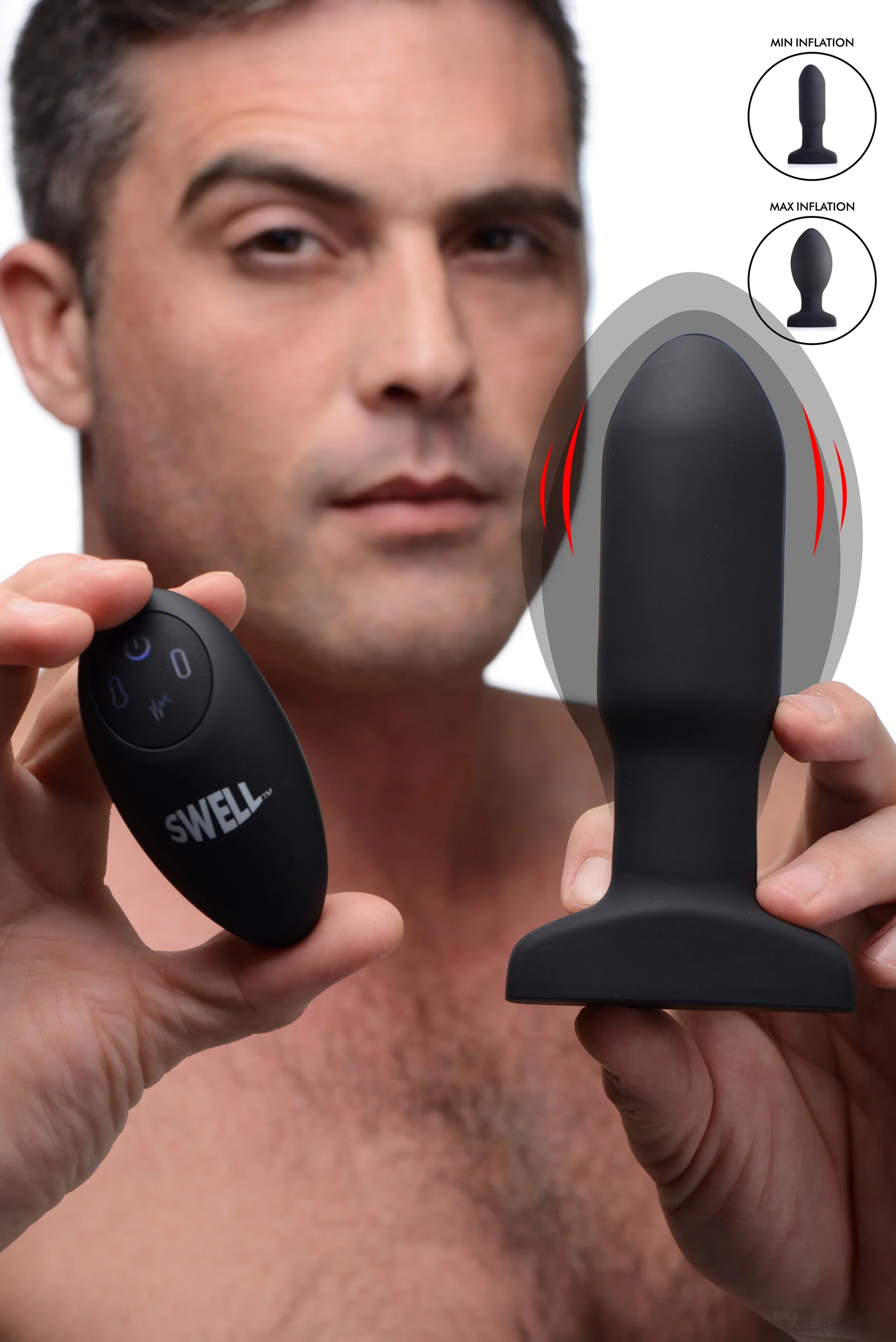 Worlds First Remote Control Inflatable 10X Vibrating Missile Silicone Anal Plug - Image 7