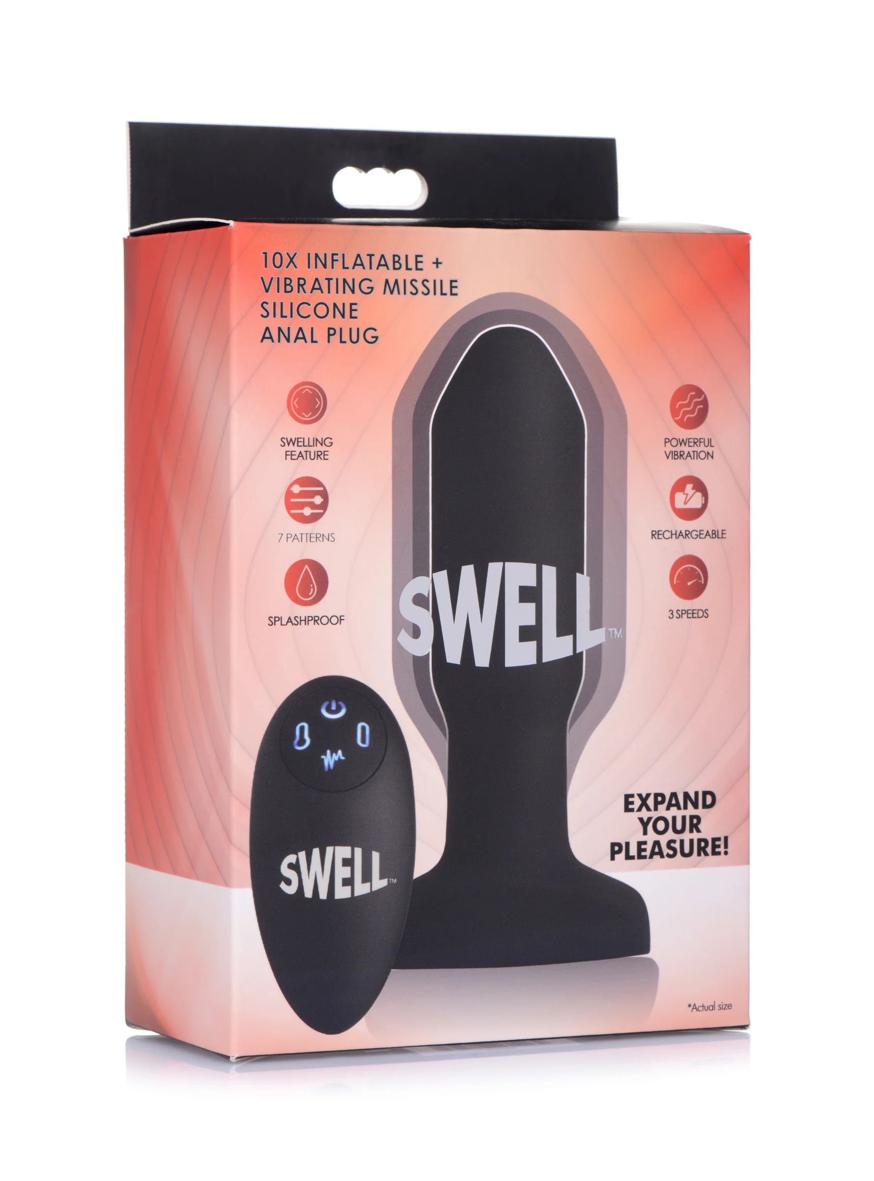 Worlds First Remote Control Inflatable 10X Vibrating Missile Silicone Anal Plug - Image 9